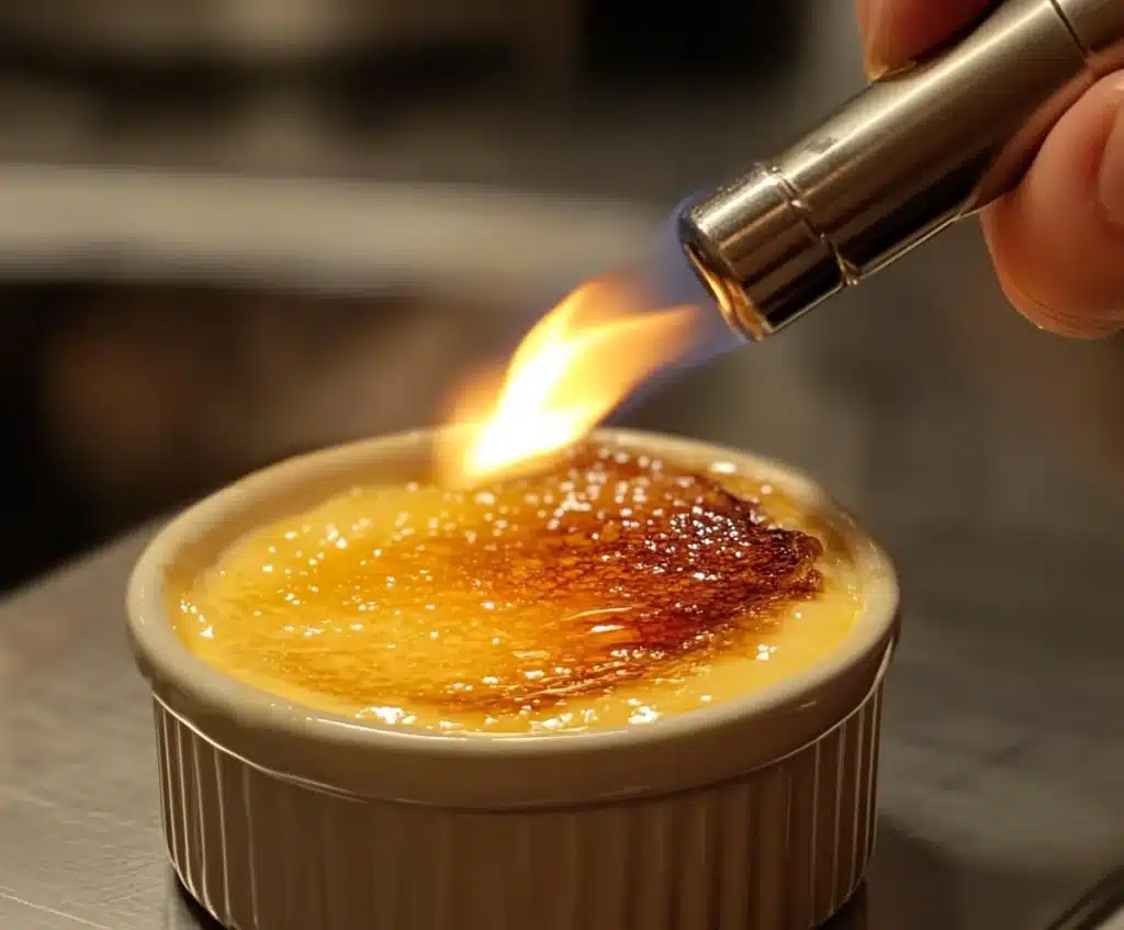 How to caramelize brûlée.
