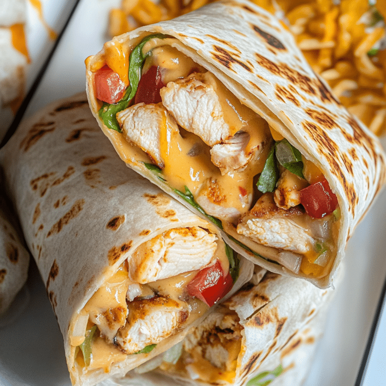 Easy Chipotle Ranch Grilled Chicken Burrito grilled and sliced in half