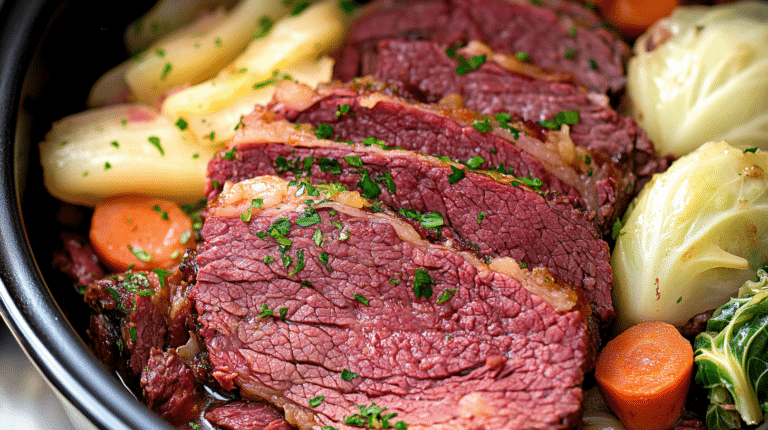 Slow Cooker Corned Beef and Cabbage