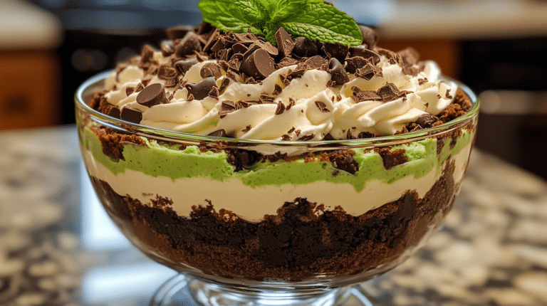 St. Patrick’s Day Brownie Trifle Recipe