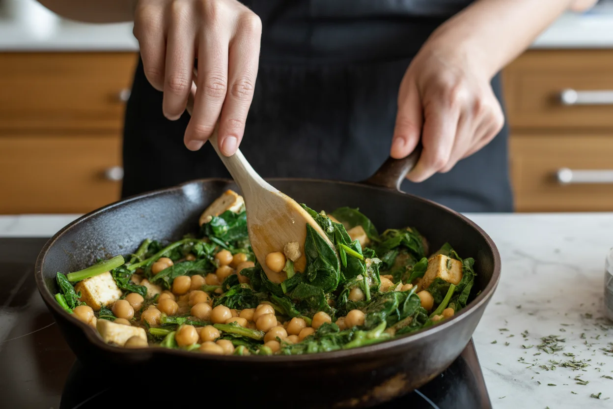 Baked Feta Chickpeas
