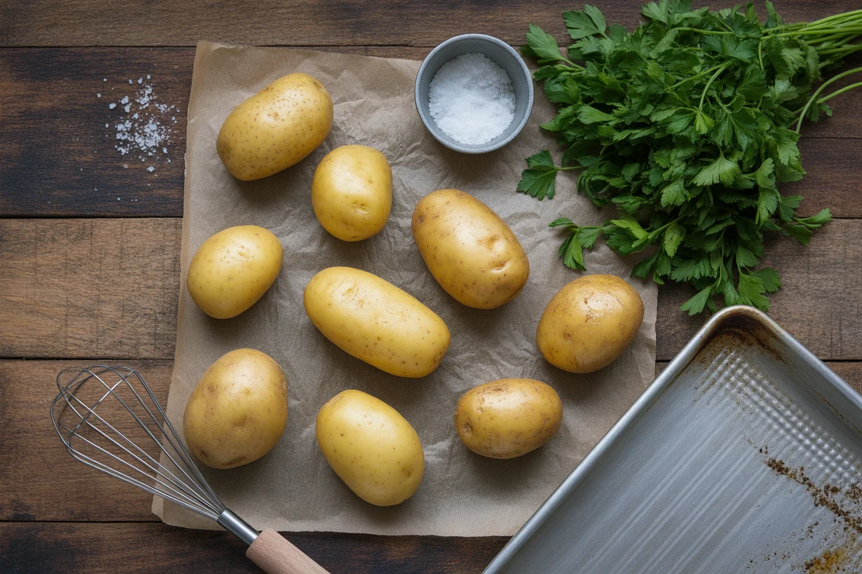 15-Minute Crispy Smashed Potatoes (Air Fryer or Oven)