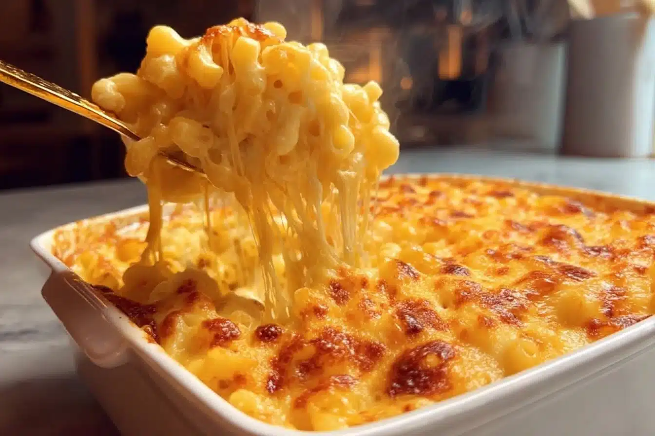 Easy No-Roux, No-Egg Mac & Cheese recipe with creamy texture and cheesy flavor