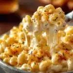 Creamy Instant Pot Mac and Cheese served in a bowl