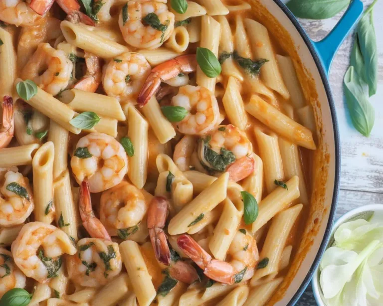 Delicious Marry Me Shrimp Pasta with shrimp, creamy sun-dried tomato sauce, and linguine.