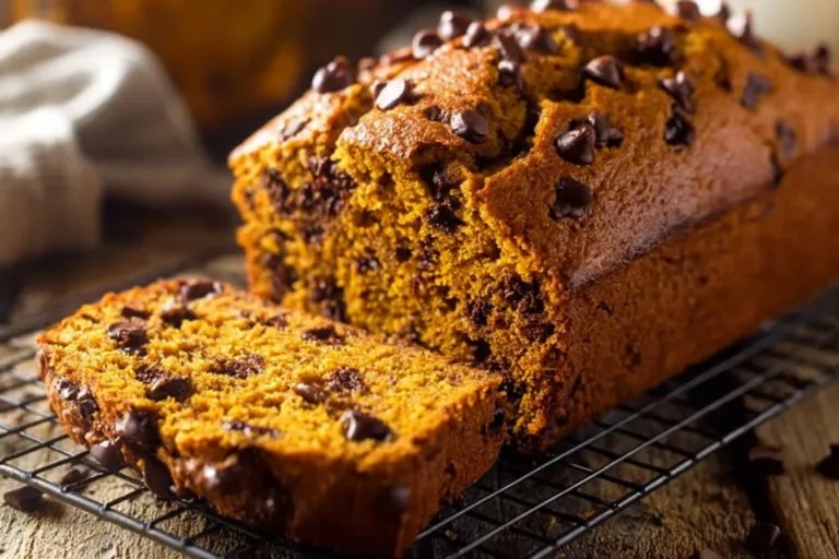 Deliciously moist Pumpkin Banana Bread baked with ripe bananas and pumpkin puree