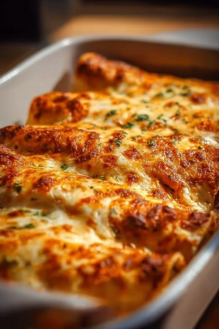 38g Protein Chicken Enchiladas with Dreamy White Sauce