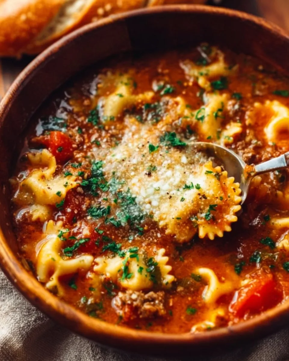 Lasagna Soup