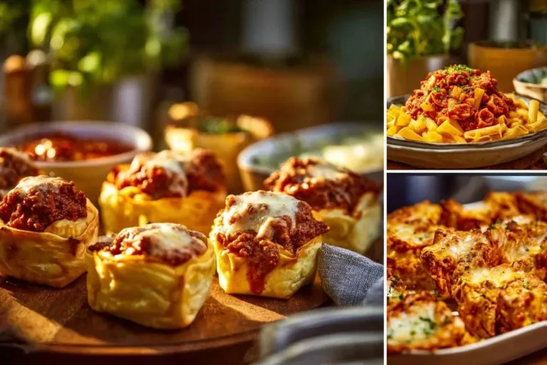 A collage of easy and unusual dinner ideas for a diverse meal plan.