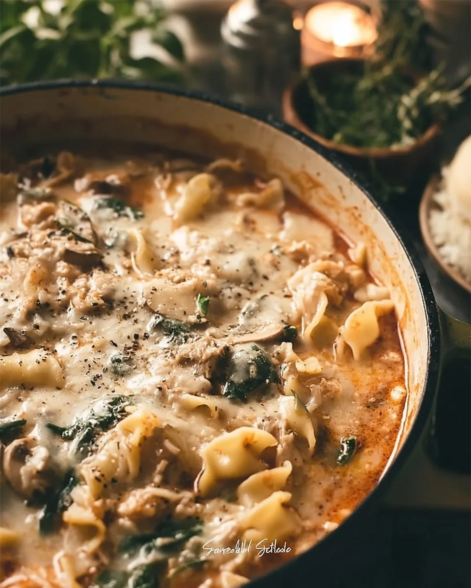 Deconstructed Lasagna Soup