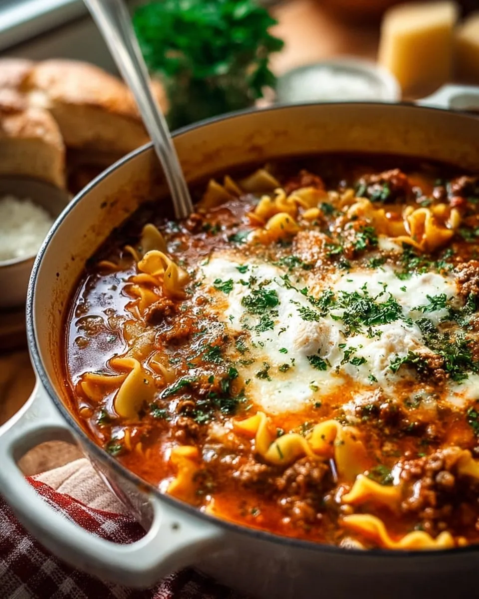 Lasagna Soup