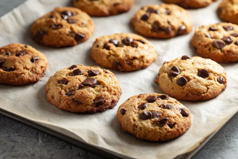 Freshly baked soft banana bread cookies on a cooling rack