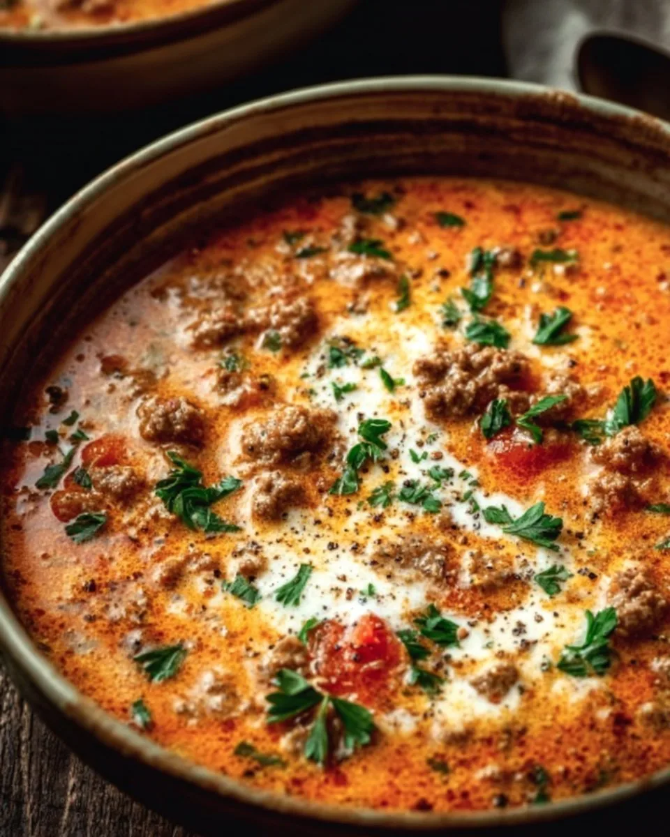 Low Carb Lasagna Soup