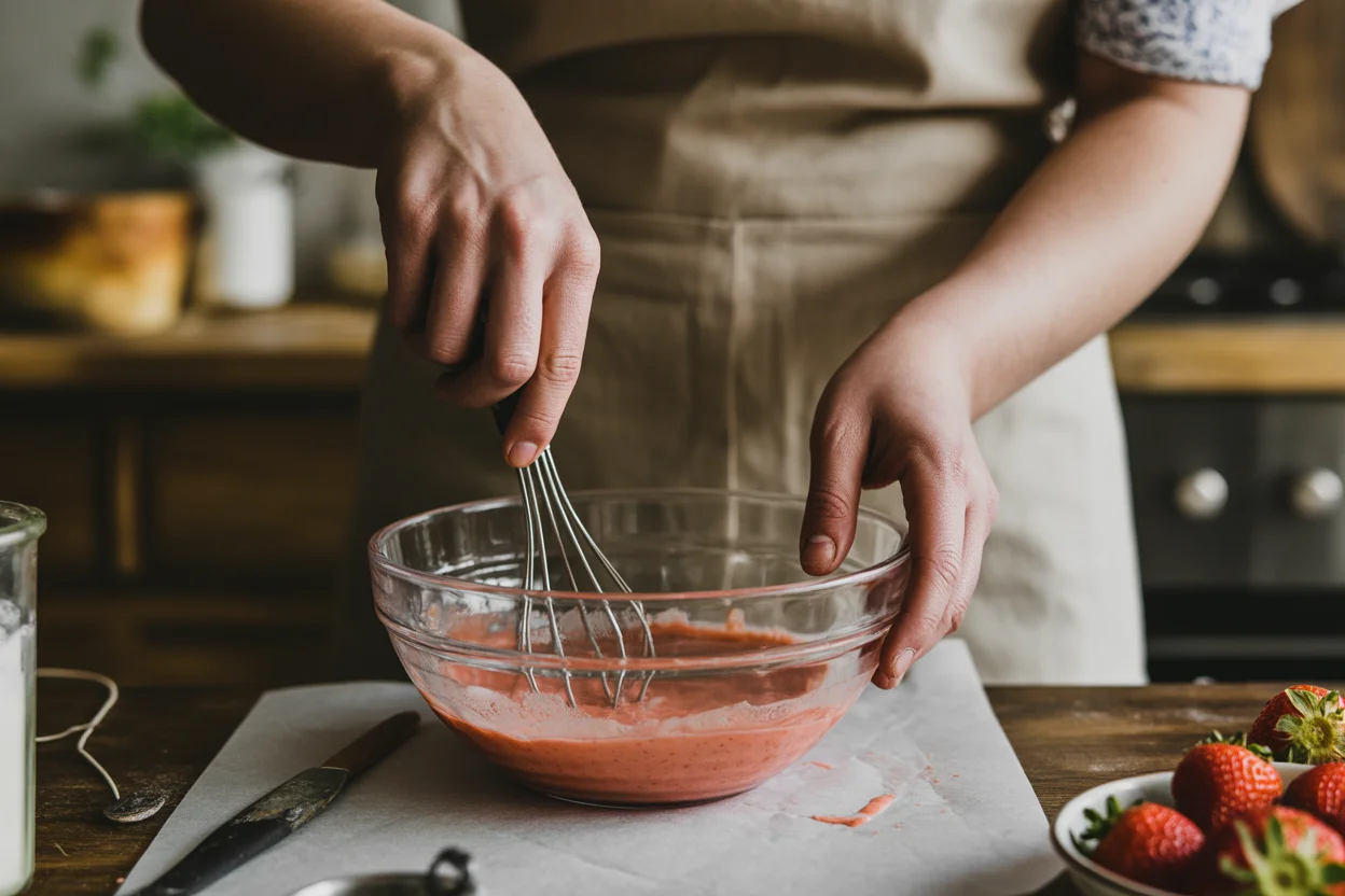 Make This Strawberries and Cream Dream Layer Cheesecake Cake Today!