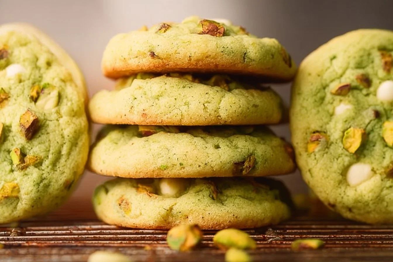 Pistachio Pudding Cookies