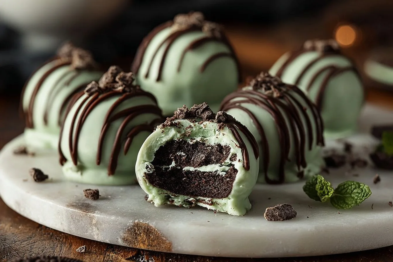 Mint Oreo Truffles