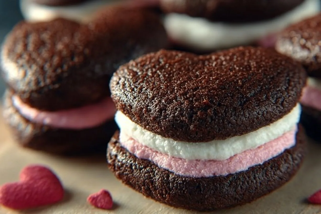 Valentine Sandwich Cookies