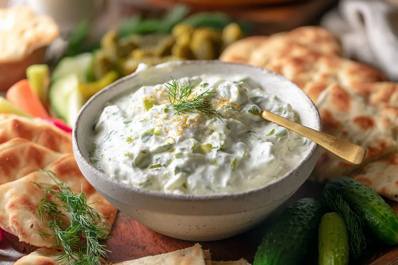 Dill Pickle Cottage Cheese Dip