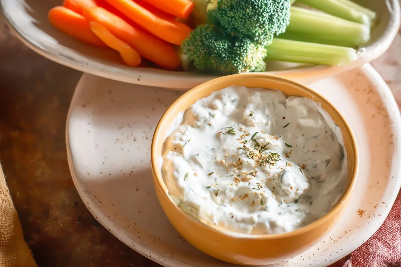High Protein Cottage Cheese Ranch Dip