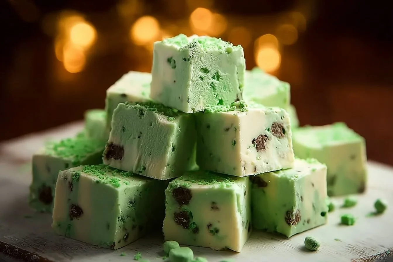 Shamrock Shake Fudge