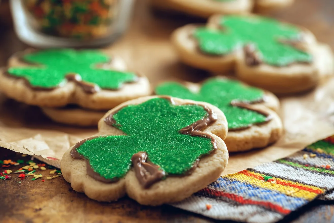 Shamrock St. Patrick's Day Cookies