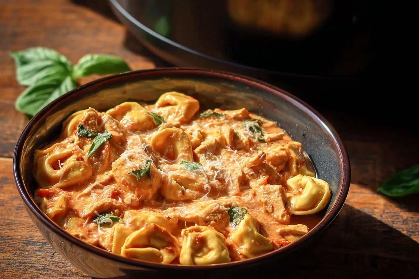 CrockPot Chicken Tortellini