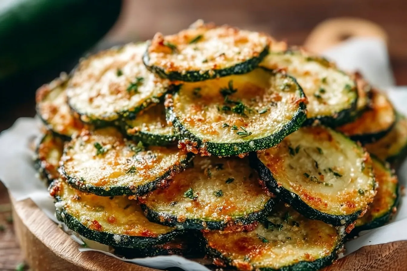 Oven-Baked Zucchini Chips