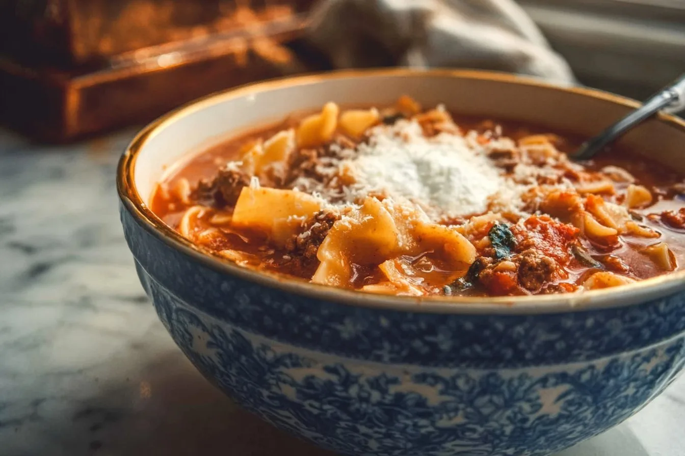 Gluten Free Lasagna Soup (Dairy Free)