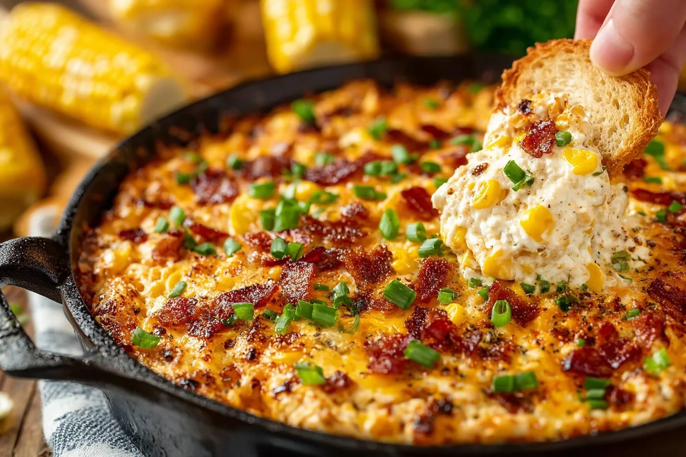 Baked Crack Corn Dip