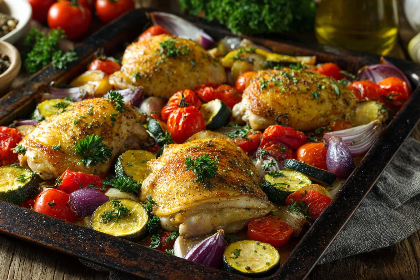 Greek Sheet Pan Chicken