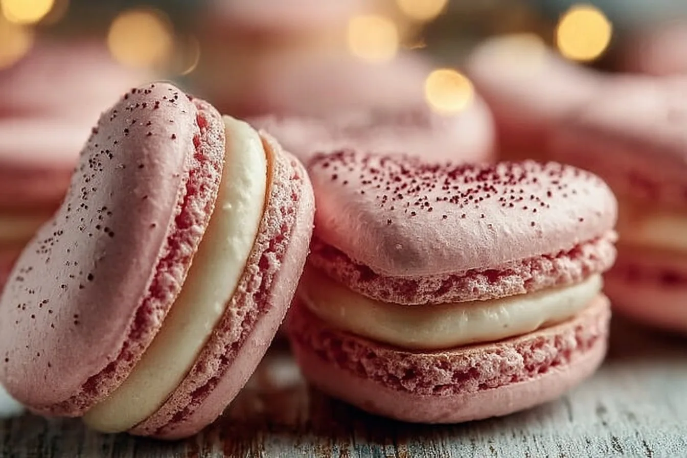 Heart-Shaped Macarons