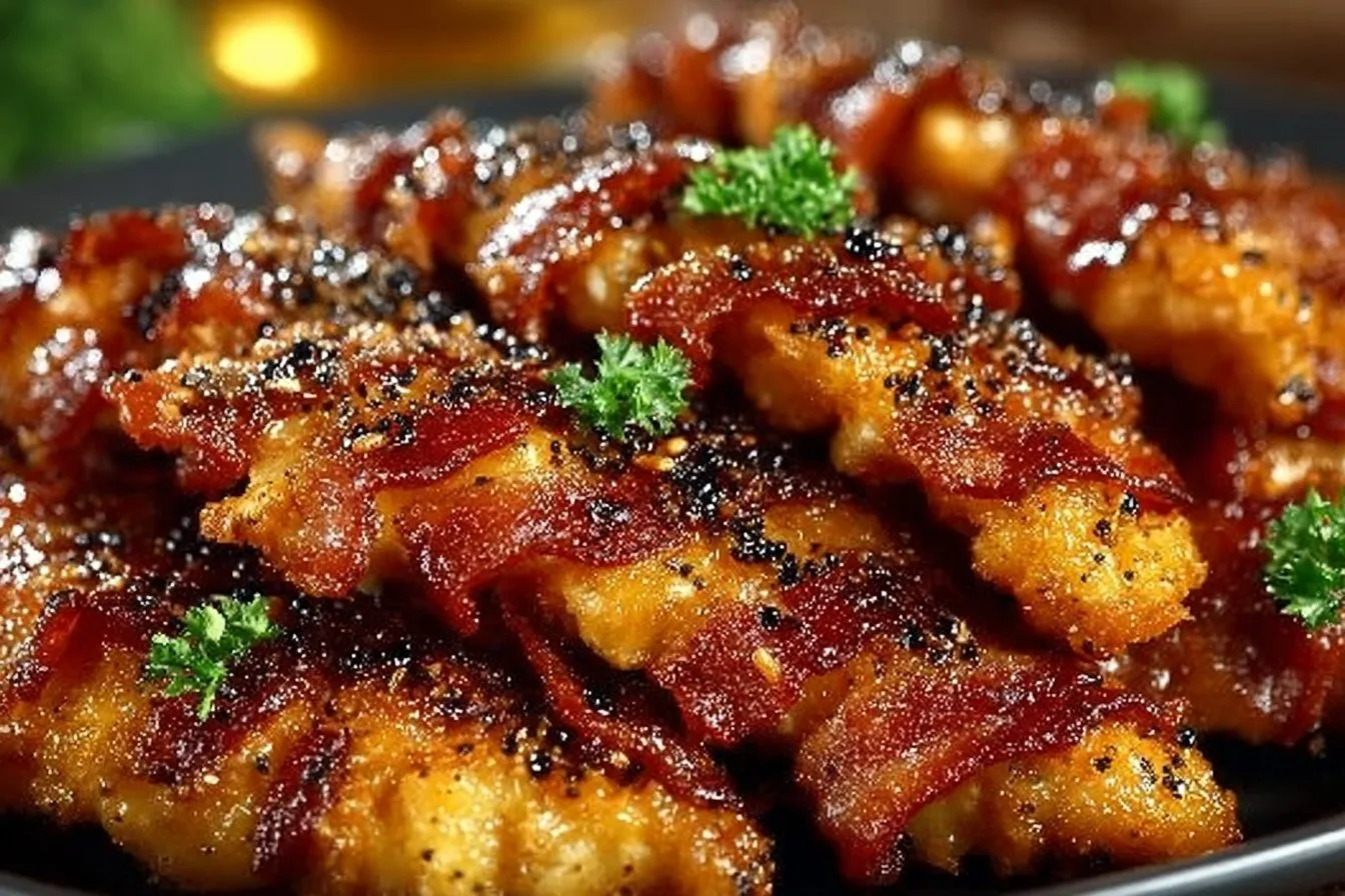 Bacon Brown Sugar Chicken Tenders
