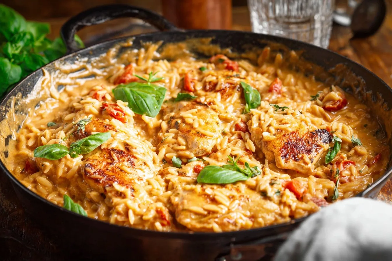Marry Me Chicken Orzo