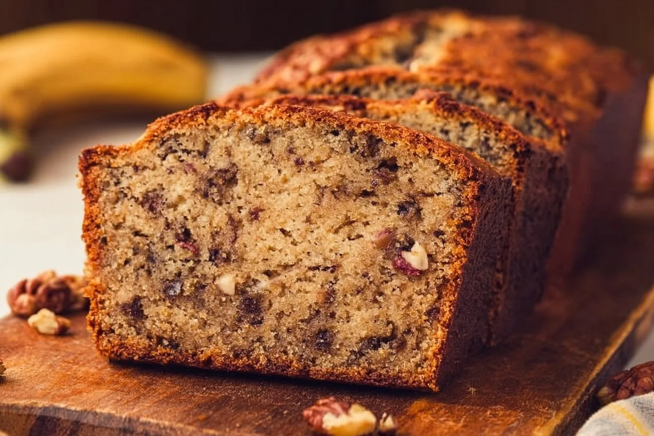 Moist Banana Nut Bread