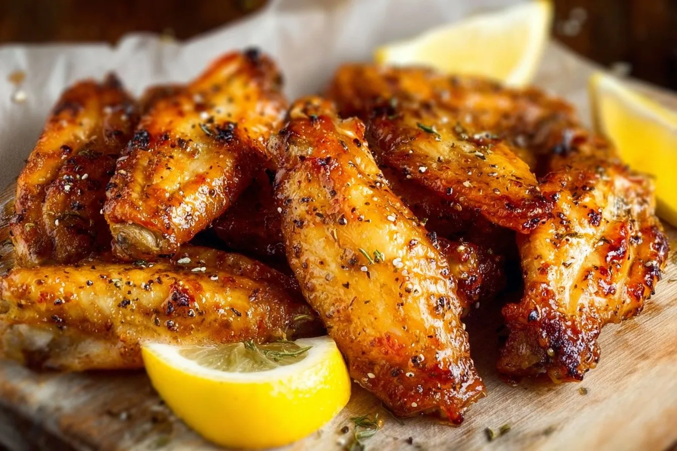 Honey Lemon Pepper Wings