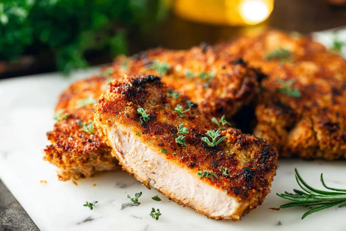 Parmesan Crusted Pork Chops