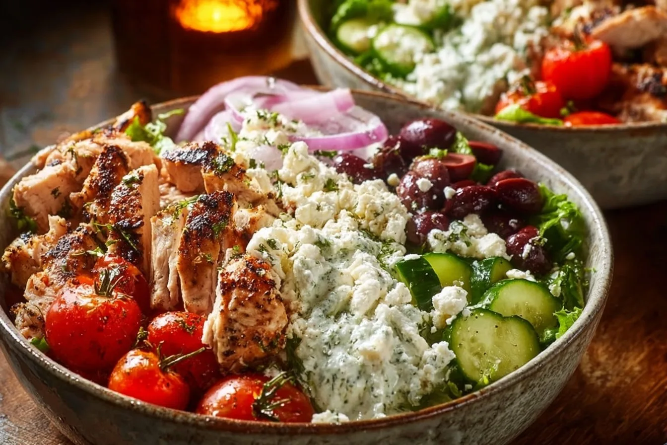 Greek Chicken Bowls