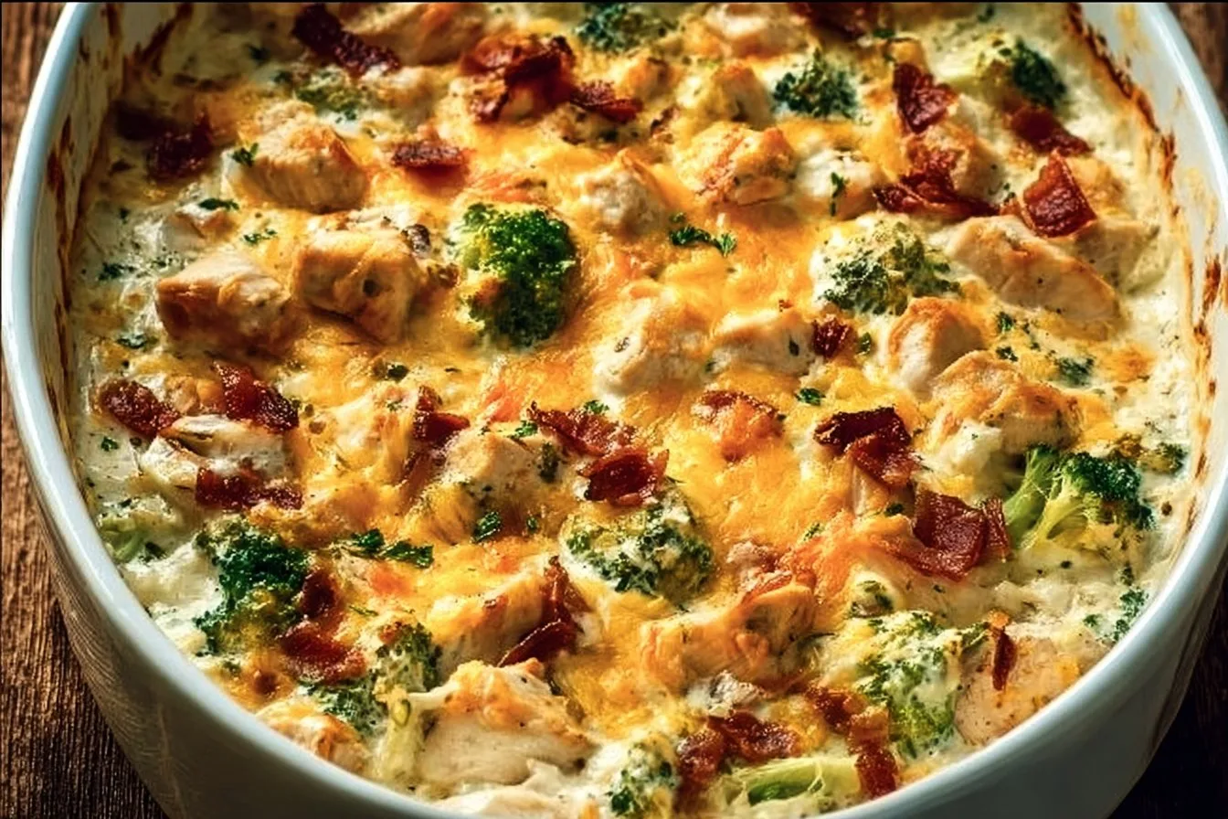 Creamy Low Carb Chicken Casserole