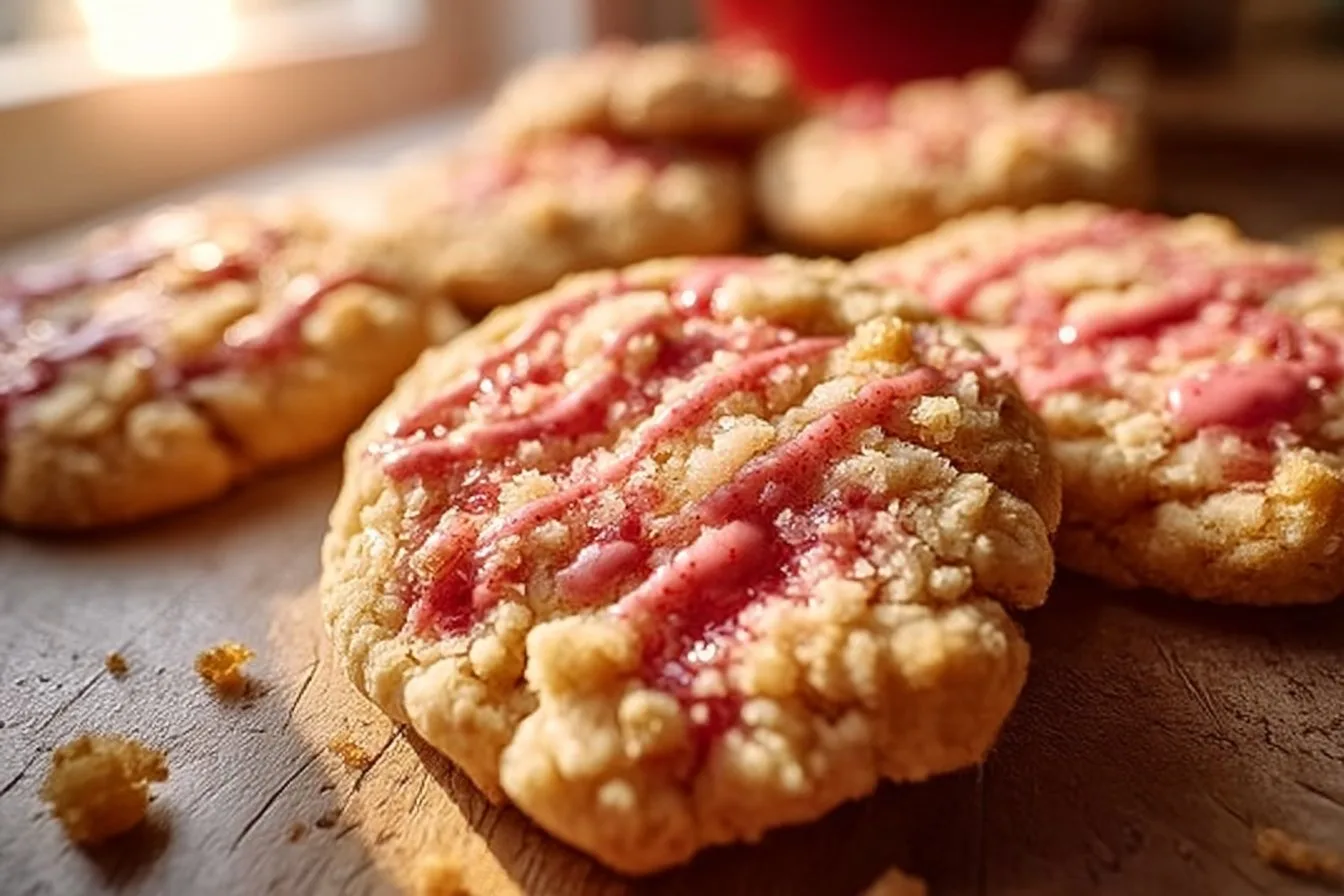 Strawberry Crunch Cookies