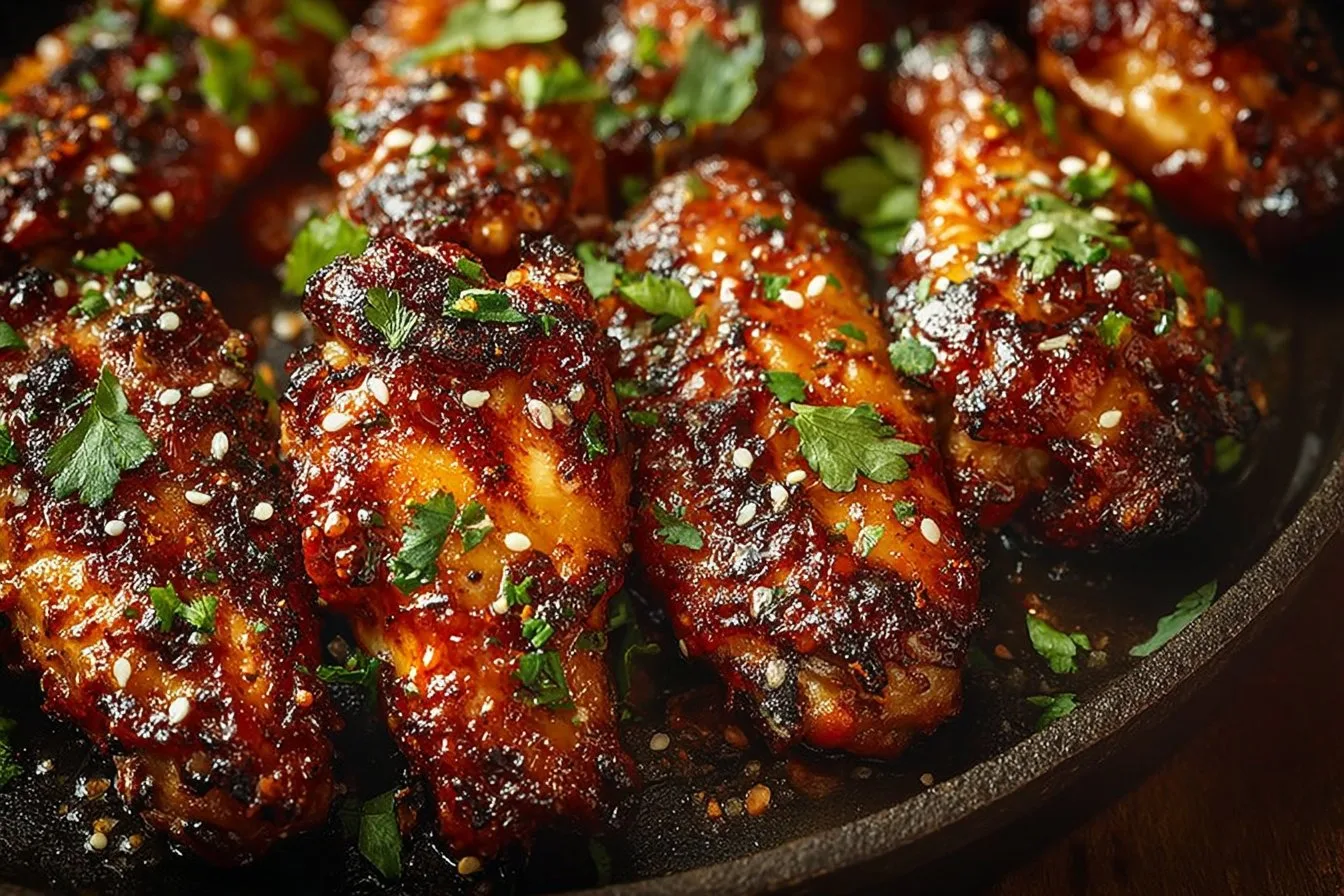 Sweet and Spicy Chicken Wings