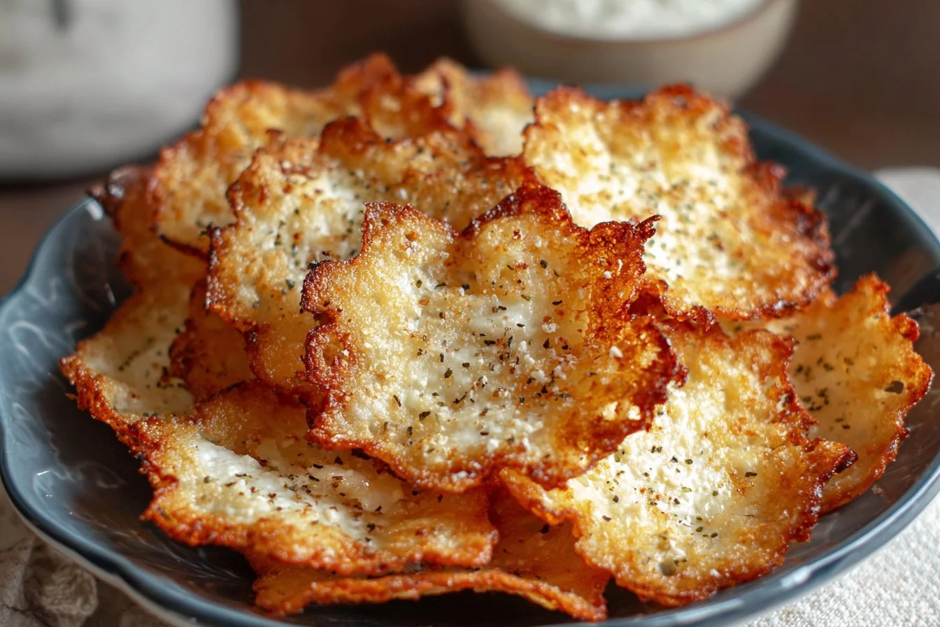 Homemade Cottage Cheese Chips for a healthy snack option.