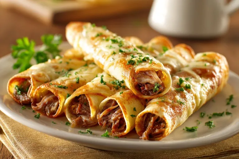 Delicious Keto Philly Cheesesteak Roll Ups served on a plate