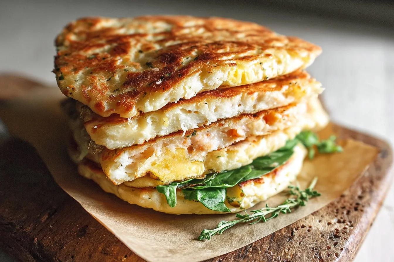 Savory Cottage Cheese Pancakes