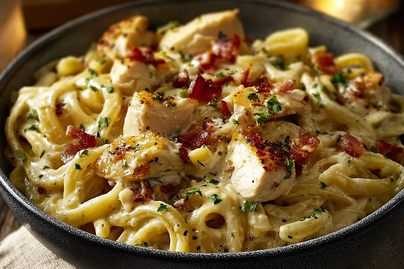 Chicken Bacon Ranch Pasta