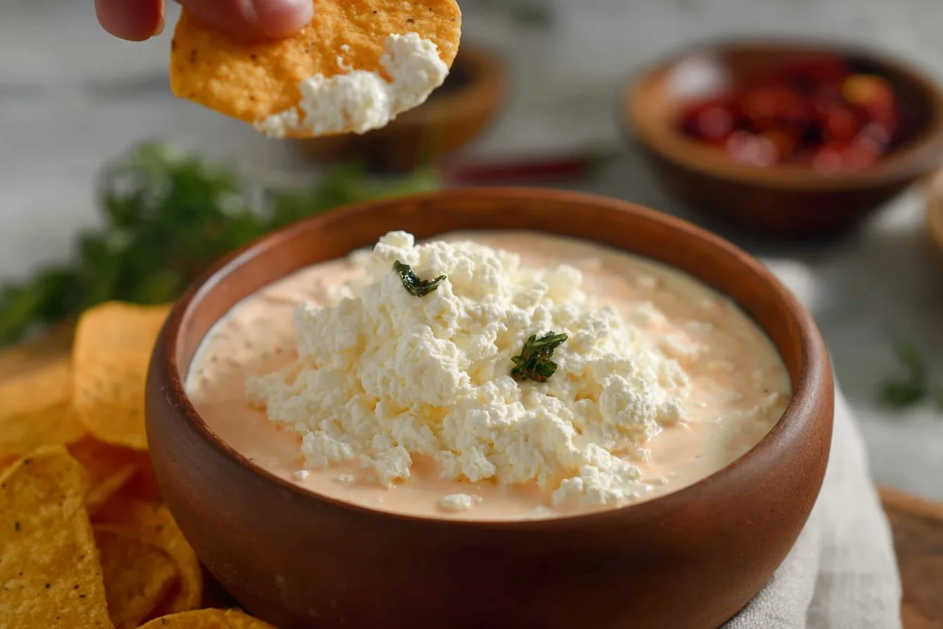 High Protein Cottage Cheese Queso