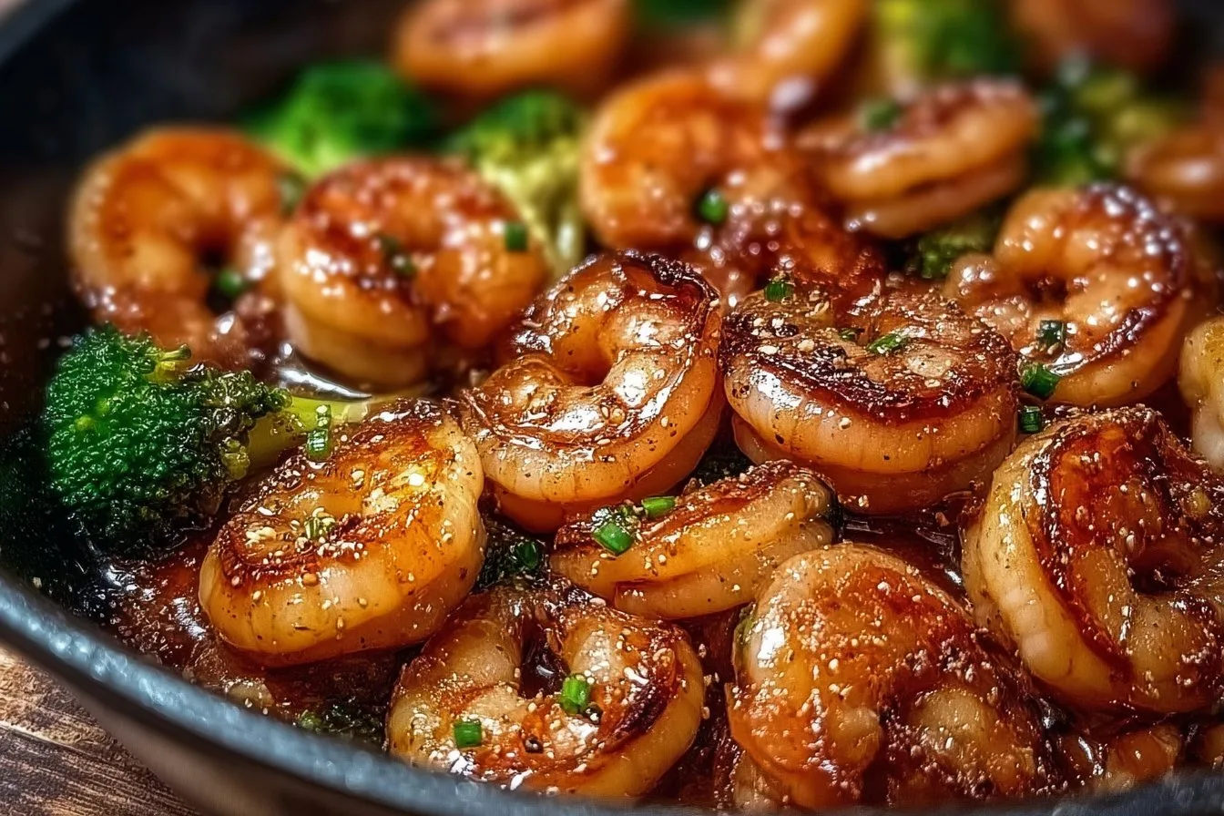 High-Protein Honey Garlic Shrimp