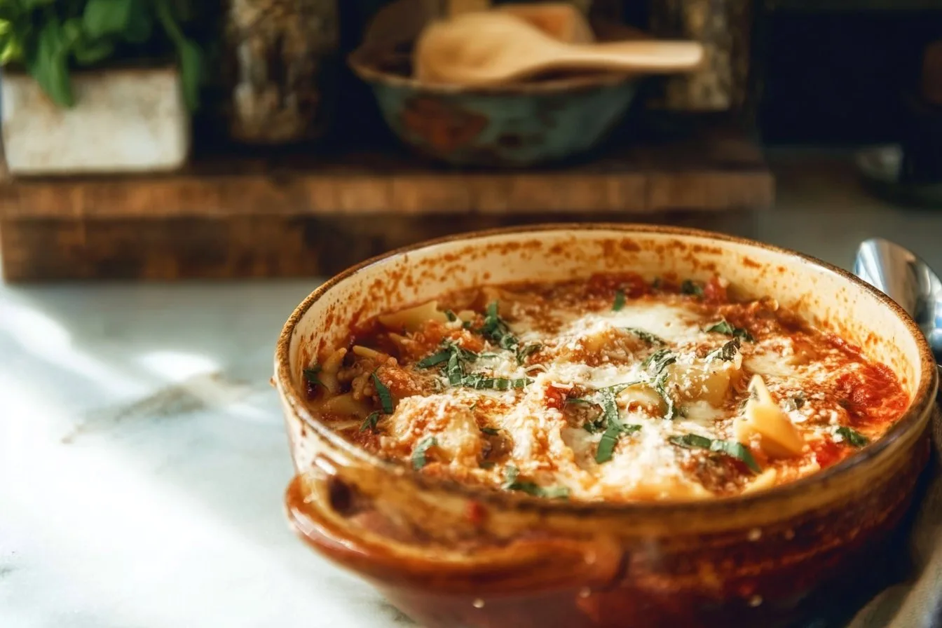 Easy Creamy Lasagna Soup