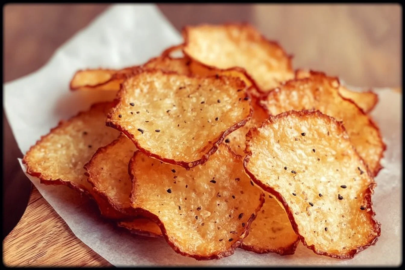 Healthy Keto Cottage Cheese Chips for low-carb snacking