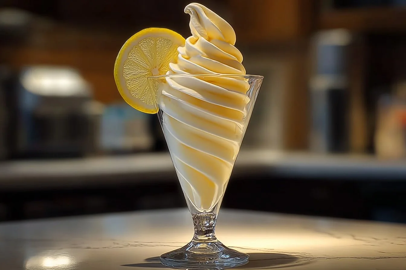 Limoncello Dream Martini cocktail served in a stylish glass with lemon garnish.