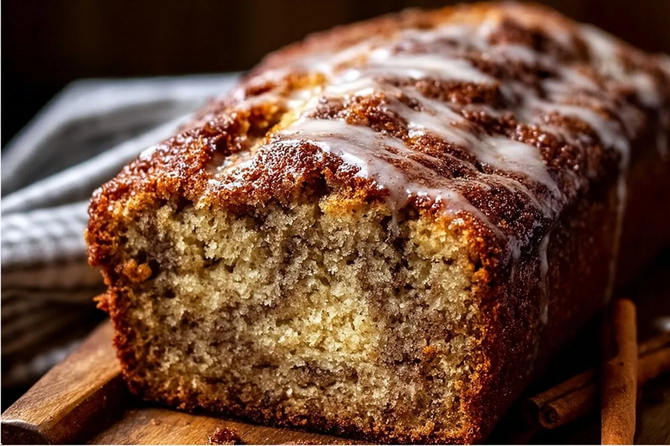 Homemade Cinnamon Swirl Banana Bread